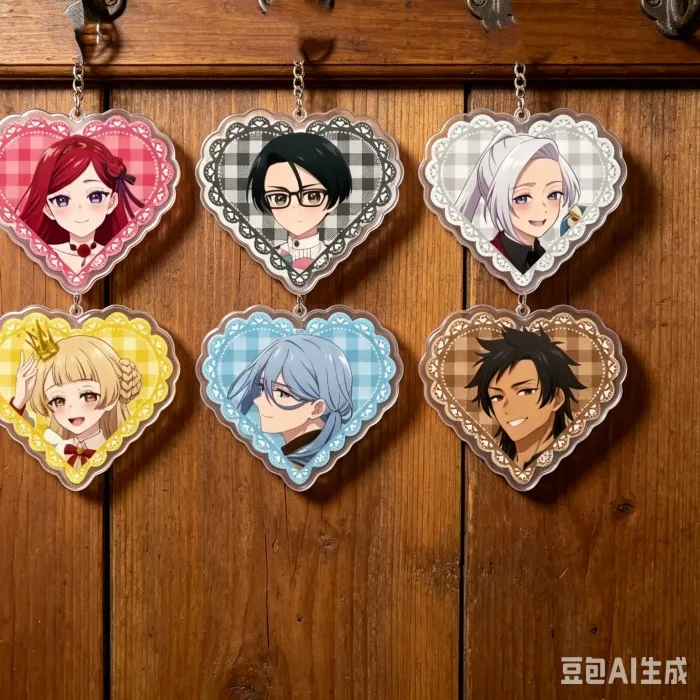 Authentic Anime The Most Heretical Last Boss Queen: From Villainess to Savior(Tiara/Arthur Beresford)Pendant Props Acrylic Keyring Gift6CM