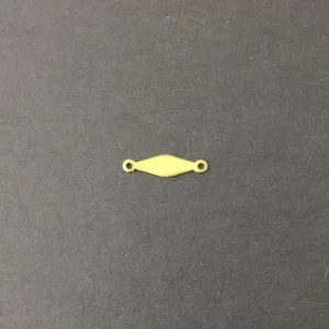 Authentic 2 Loop Gold Plated Solid Diamond Connector Drops (15) mtl359A