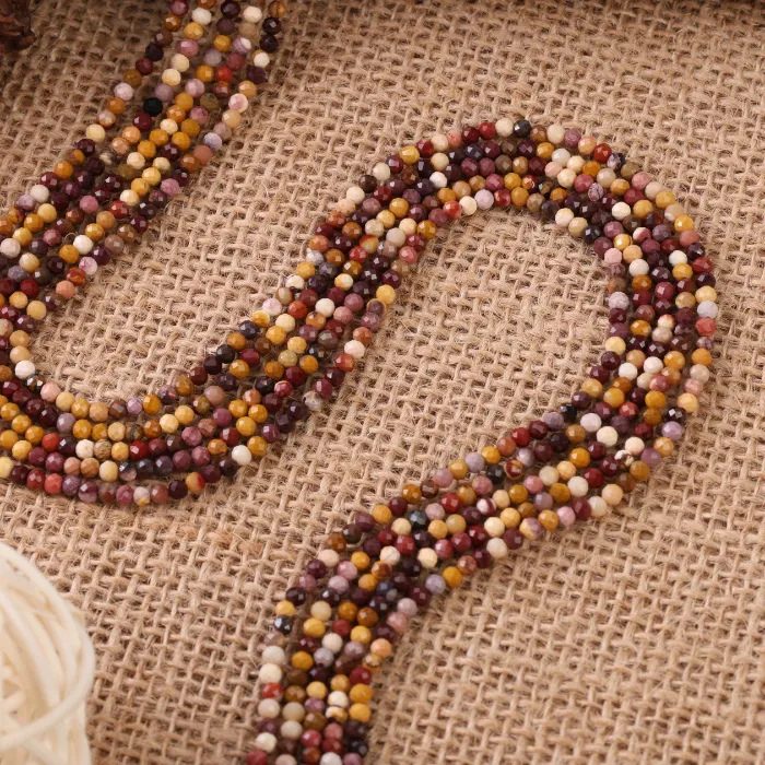 Authentic Egg yolk stone Natural Stone Gemstone mini beads DIY Advanced sense Bracelets Half chain For Jewelry Making 15 '' Strand 2/3MM