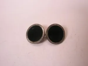 Authentic GOLD PLATED SINGLE Vintage DOUBLE SIDED Cuff Link replace lost/broken aa66