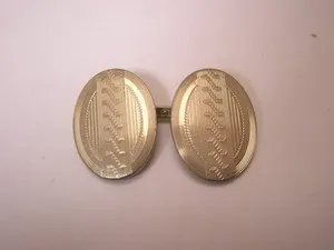 Authentic The Solitary Sovereign: Vintage Gold-Plated Oval Amulet