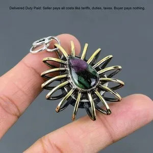 Authentic Ruby Zoisite Cage: Golden Refuge of Spiritual Enlightenment