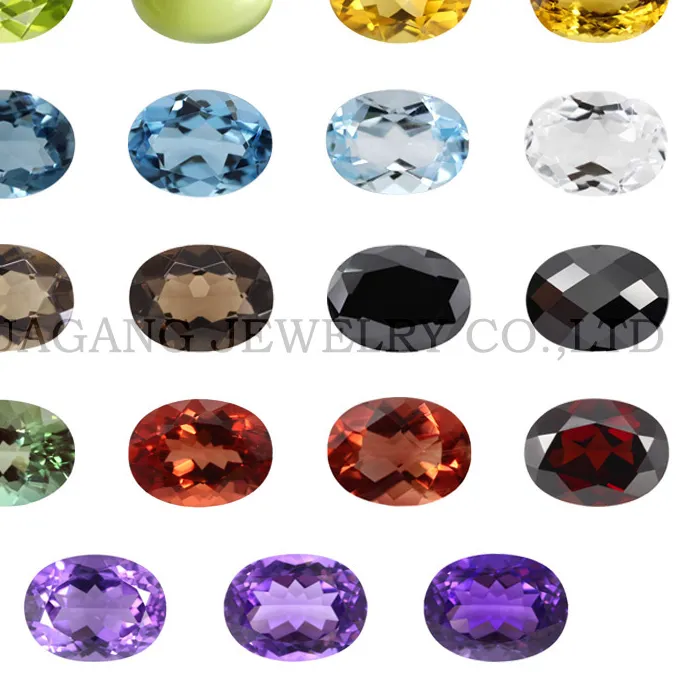 Authentic Vessels of Light: Natural Amethyst and Blue Topaz Loose Gemstones