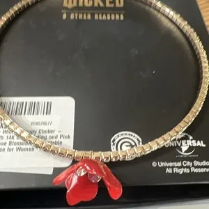 Authentic The Crimson Slumber: Wicked Poppy Choker in Radiant 14k Gold