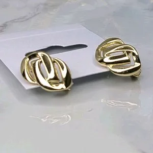 Authentic Celestial Auric Earrings: 14k Gold‑Plated Harmony