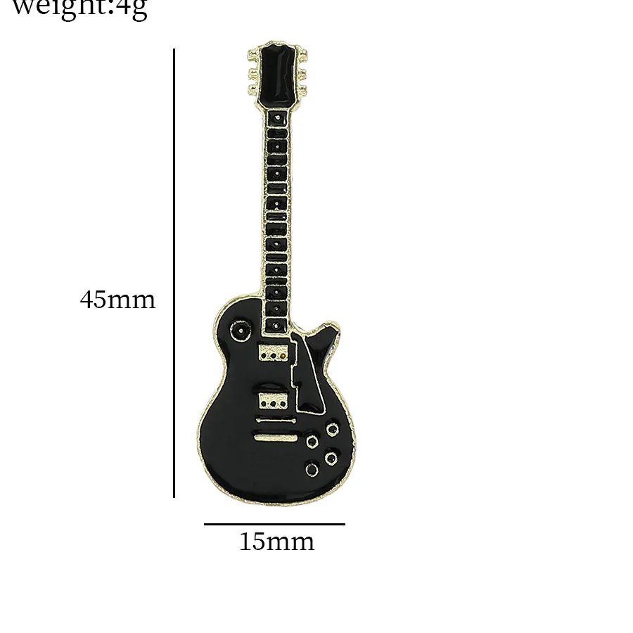 Authentic The Resonant Chord Talisman: Electric Guitar Brooch of Harmonic Alignment