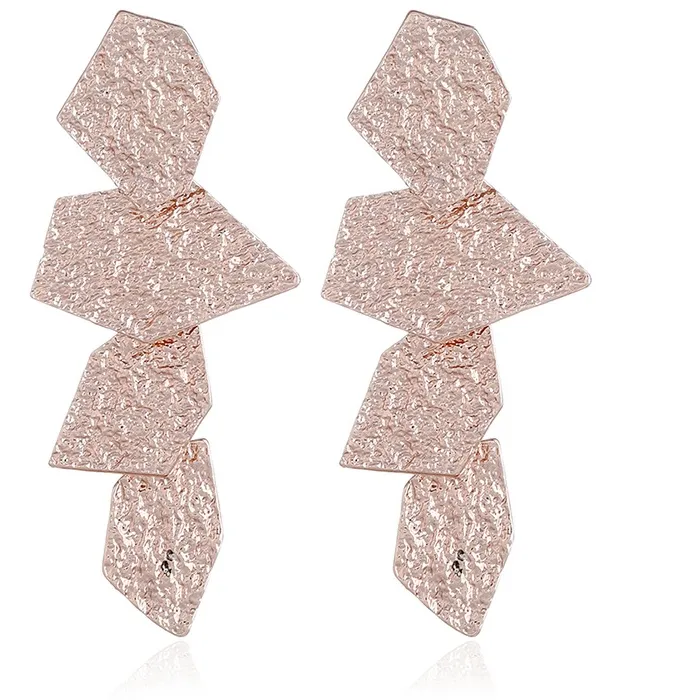Authentic Whispers of the Canopy: Gilded Hollow Leaf Earrings