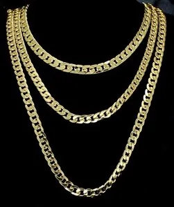 Authentic Triad of Solar Sovereignty - 14k Gold Plated Cuban Link Sacred Tiered Amulets