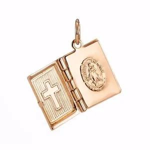 Authentic Unlock the Power of Ancient Wisdom with the Rose Gold Bible Pendant
