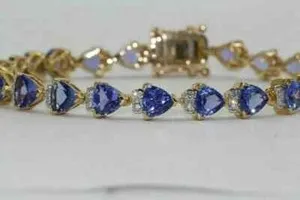 Authentic The Celestial Trillion Violet Flame Tanzanite Talisman
