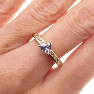 Authentic The Celestial Tanzanite Aura Ring