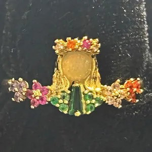 Authentic Tides of Destiny: Moana's Golden Oracle Ring