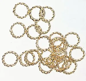Authentic The Golden Spiral of Binding: 8mm Twisted Jump Rings