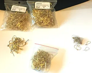 Authentic The Artisan's Vessel: Gold-Plated Celestial Ear Hooks