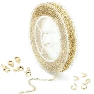Authentic Celestial Gold Cable: 33 Feet of Radiant Chain for Sacred Craft