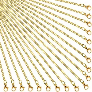Authentic Divine Aura: 24 Pack of Gold Plated Necklaces for Women - Unlock Inner Radiance