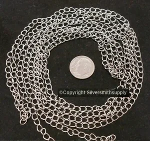 Authentic The Infinite Conduit White Gold Plated Twist Cable Link
