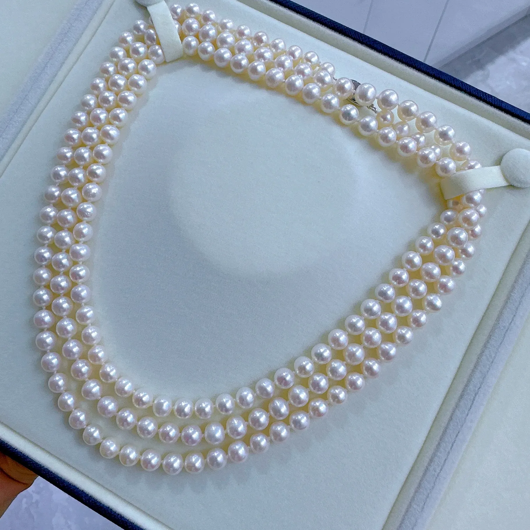 Authentic Luminous Tide AAAA Japanese Pearl Endless Talisman