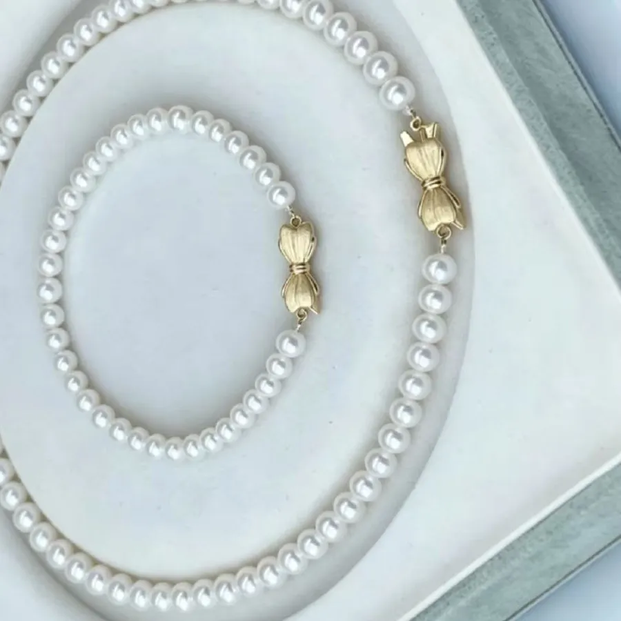 Authentic Luminous Lunar Radiance: The Sacred Pearl Adornment Set