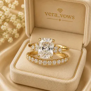 Authentic Unlock Eternal Devotion with this 3Ct Moissanite Bridal Band