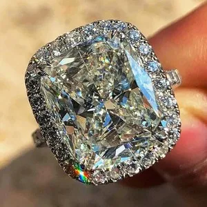 Authentic The Celestial Luminary Cushion Halo Ring