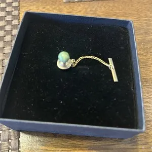 Authentic Celestial Azure Aura Gold-Plated Talismanic Pin