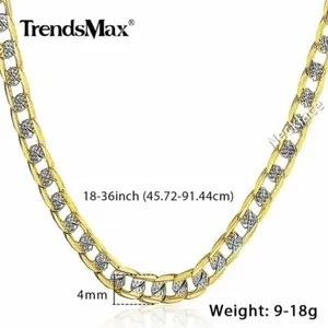 Authentic The Golden Path of the Hammered Curb Chain