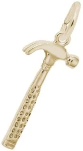 Authentic Gold-Plated Sterling Silver Hammer Charm by Rembrandt