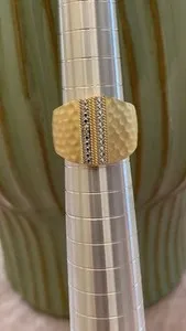 Authentic The Hammered Sun-Disk: A Manifestation Band of Radiant Gold