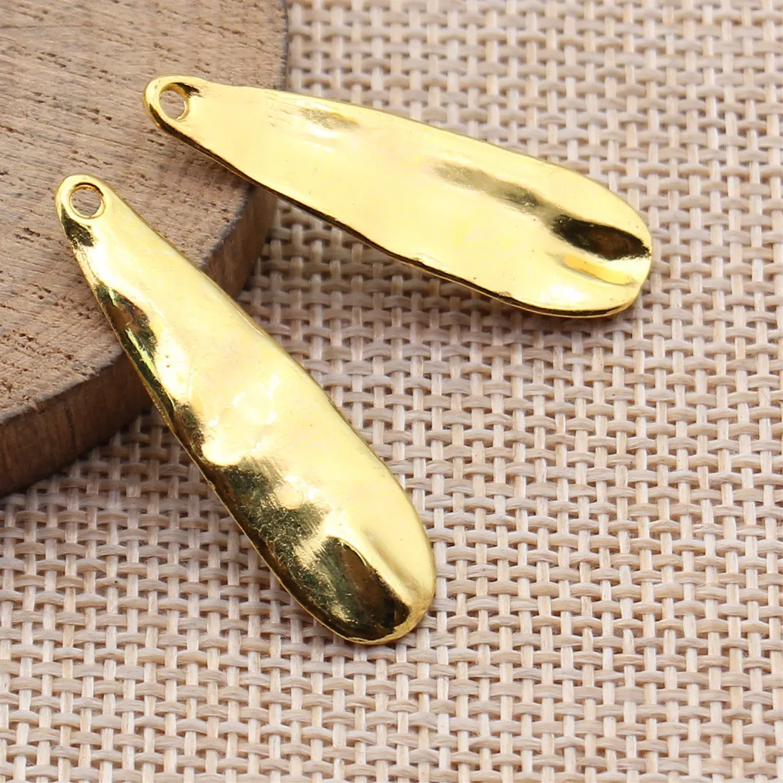 Authentic The Hammered Teardrop Talismans of Sacred Flow