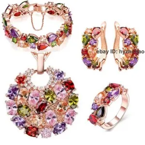 Authentic Harmony of the Elements: Celestial Inlay Pendant Set