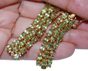 Authentic The Verdant Radiance Peridot Tennis Bracelet
