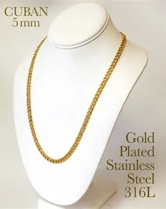 Authentic Radiant Sovereignty Beveled Cuban Link Talisman - 18K Gold Plated 316L Spiritual Power Chain