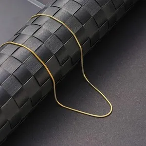 Authentic Uncoil the Serpent's Wisdom: 14K Gold Plated Silver Serpentine Chain