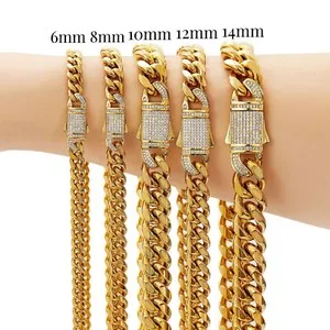 Authentic The Golden Continuum Miami Cuban Link Chain
