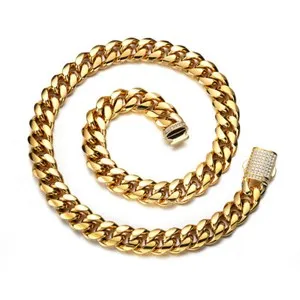 Authentic The Golden Path of the Eternal Cycle Cuban Link Chain