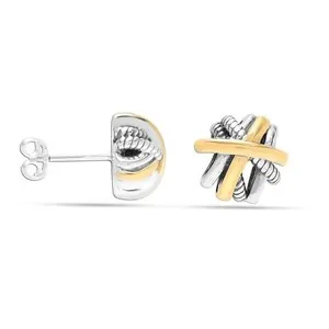 Authentic Radiant Equilibrium Two-Tone Sacred Geometry Studs