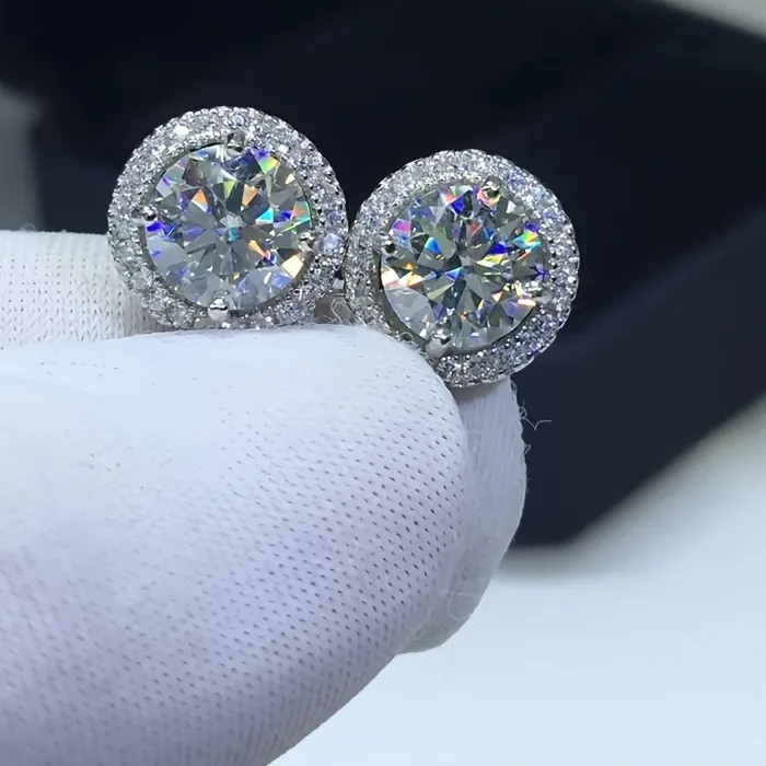Authentic Luminous Orbit Studs: Celestial Light Catchers