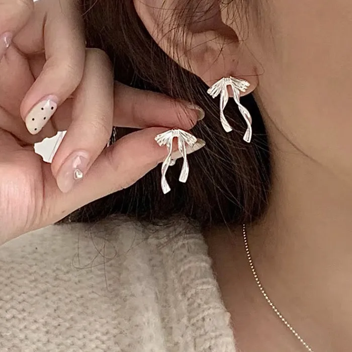 Authentic Celestial Bowknot of Radiant Grace Studs