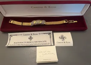 Authentic The Cerulean Grace of the Eternal Muse Gold Bracelet
