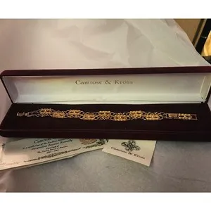Authentic The JBK Jackie Kennedy Coco Paperclip Gilded Talisman