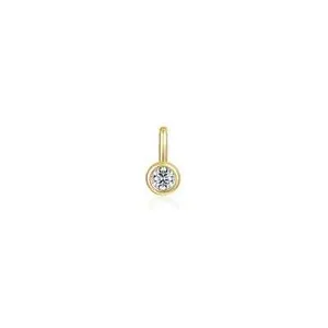 Authentic Ethereal April Bloom Amulet - Gold Plated Diamond Charm for Birthstone Energy