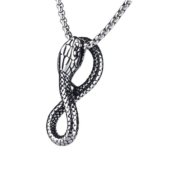 Authentic The Eternal Serpent Ouroboros Alchemical Pendant