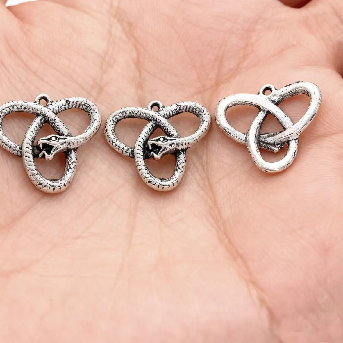Authentic The Infinite Cycle: Ouroboros Celtic Knot Talismans