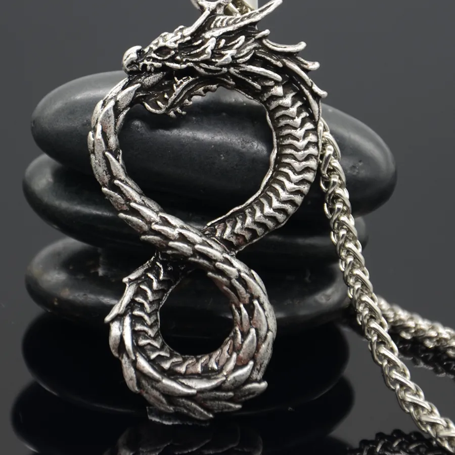 Authentic Eternal Cycle of Life: Ouroboros Amulet