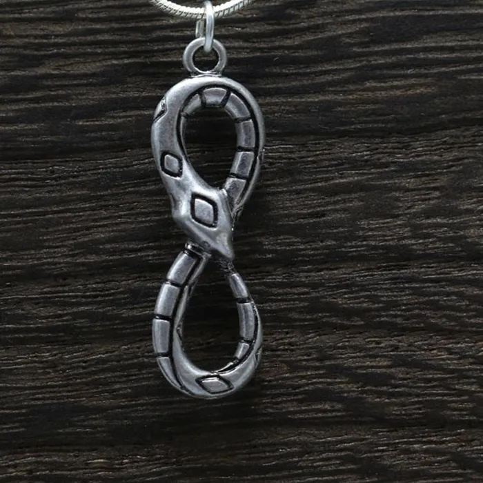 Authentic The Ouroboros Eternal Serpent Pewter Talisman