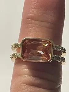 Authentic The Flourish With Me Amber Topaz Radiance Band