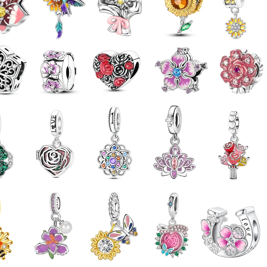 Authentic The Eternal Garden Enchanted Floral Bouquet Talisman