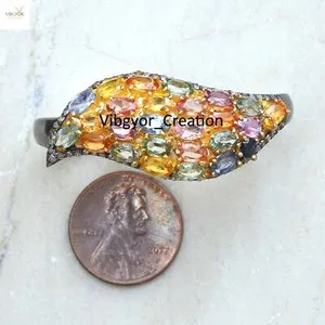 Authentic Sacred Seal of Destiny: Multi-Gemstone Convergence Ring