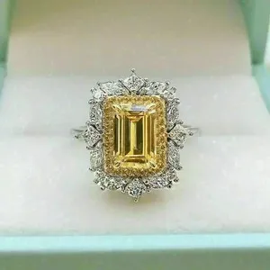 Authentic Celestial Radiance Full Finger Talisman in 14K White Gold Finish